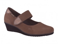 Chaussure mephisto sandales modele giordana nubuck taupe